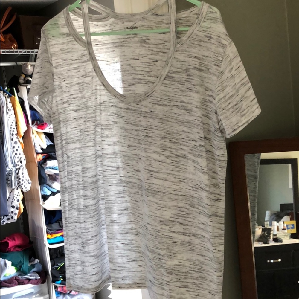 Sheer Heather Grey Top